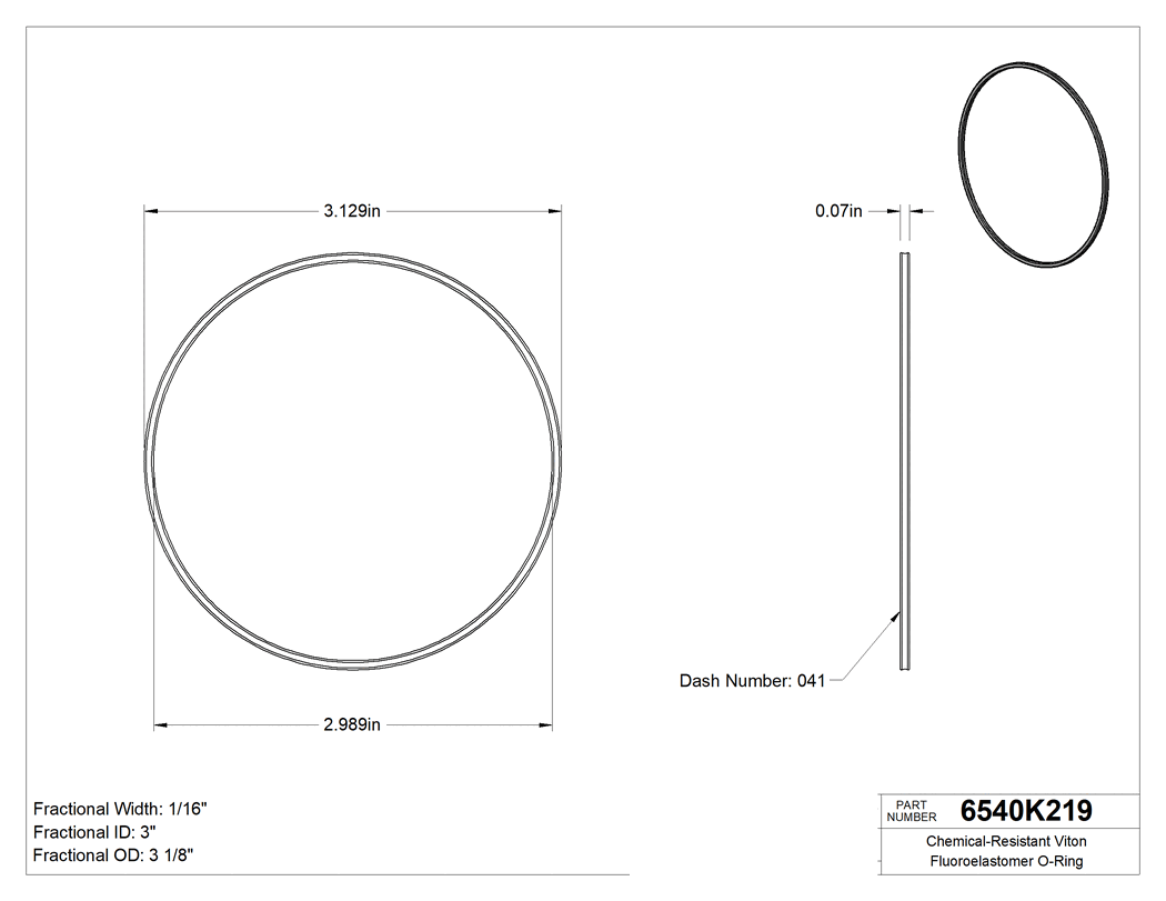 Technical drawing - 6540K219